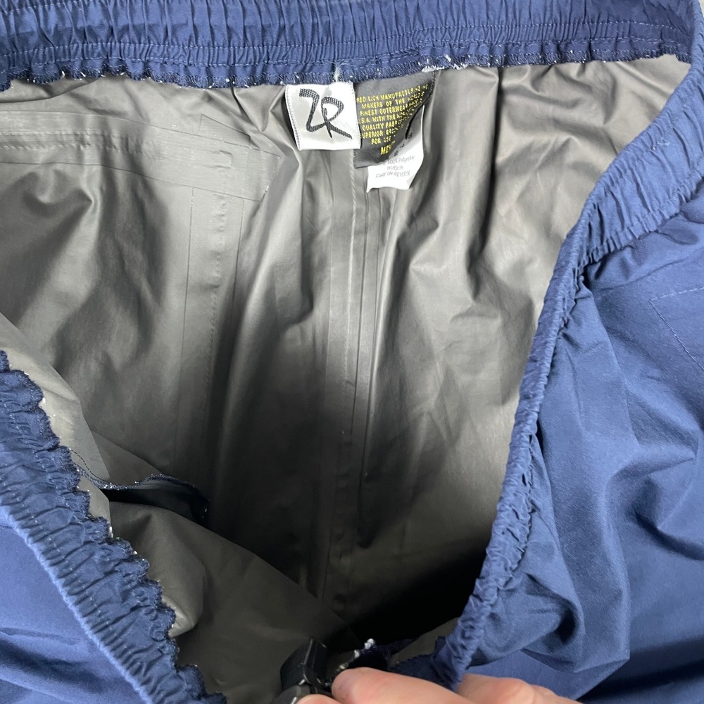Zero Restriction Gore-Tex Rain Pants Mens Large Blue Waterproof Golf Made in USA - Picture 5 of 14